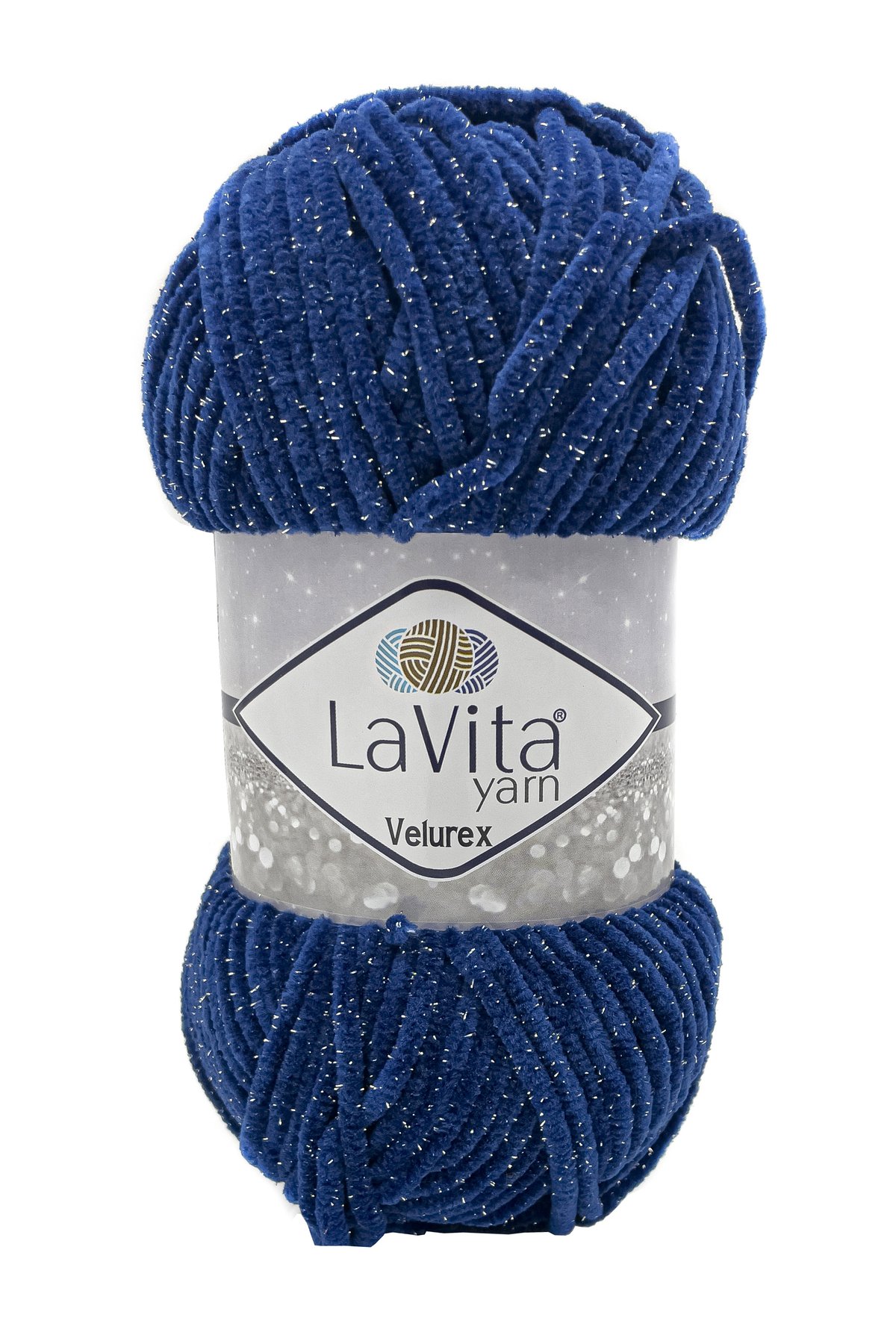 Velurex Simli El Örgü Ipi %90 Polyester %10 Lurex 100gr (5801 TURKUAZ)