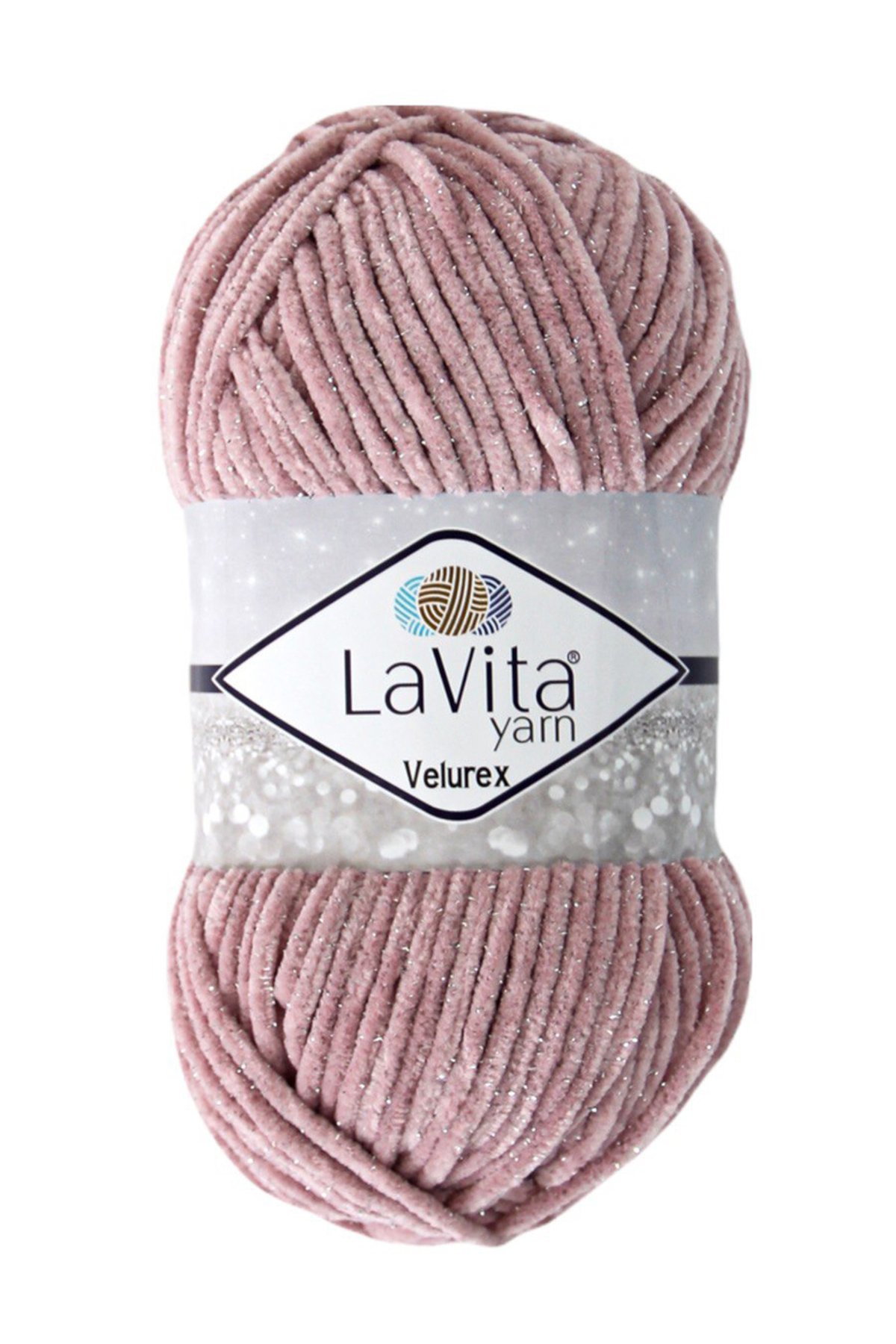 Velurex Simli El Örgü İpi %90 Polyester %10 Lurex 100gr (4002 PEMBE)