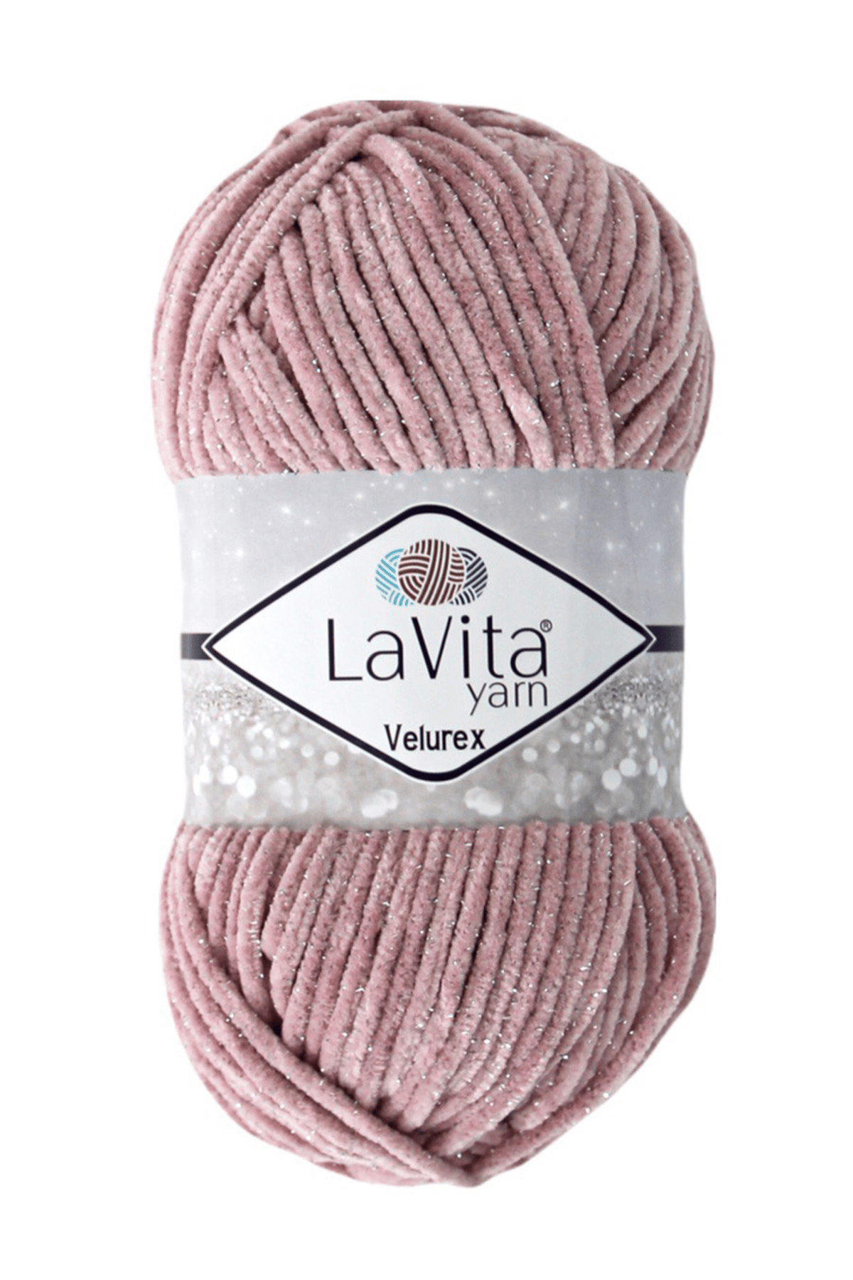 Velurex Simli El Örgü İpi %90 Polyester %10 Lurex 100gr (4002 PEMBE)