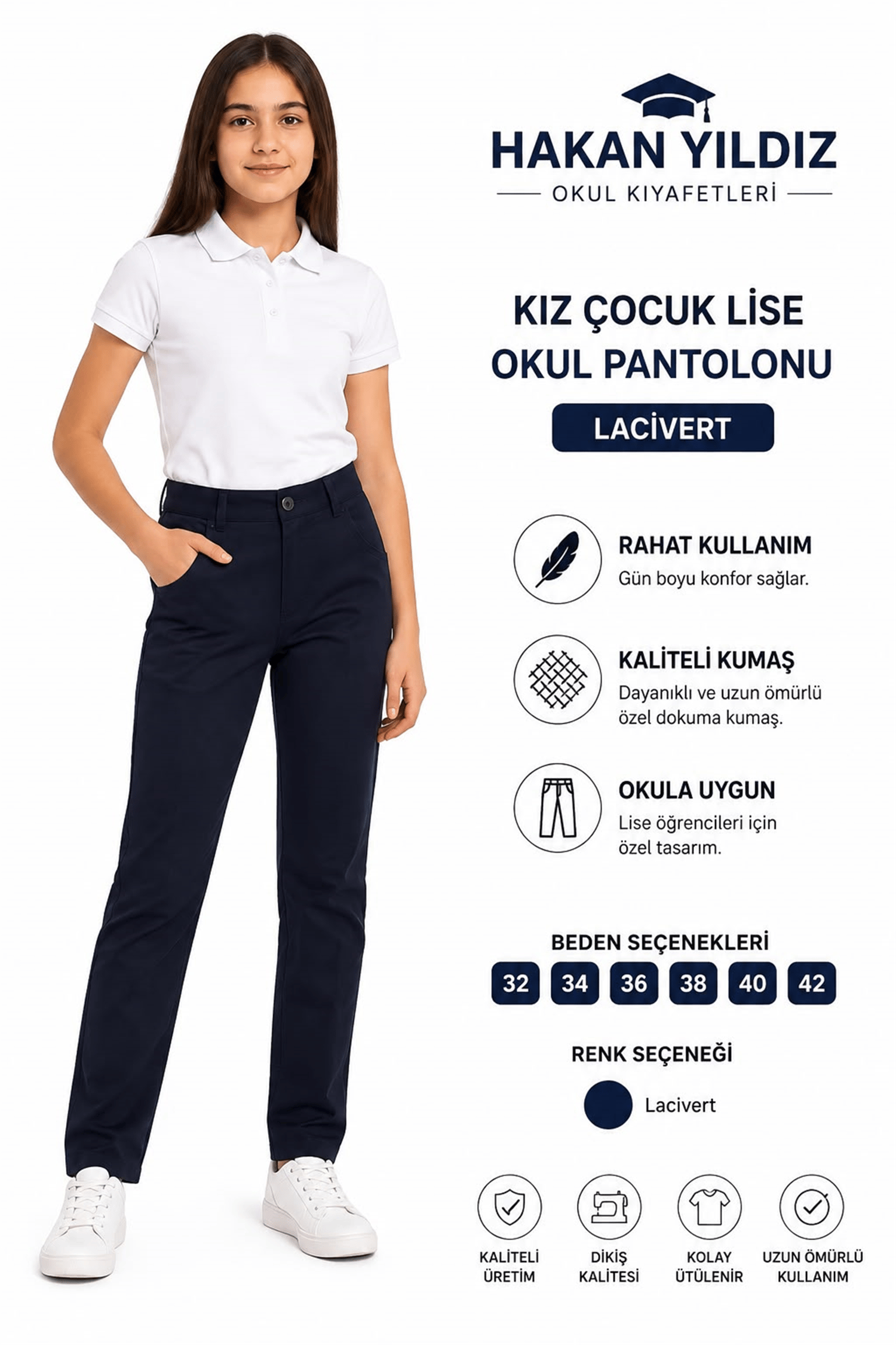 OKUL KIZ PANTOLON