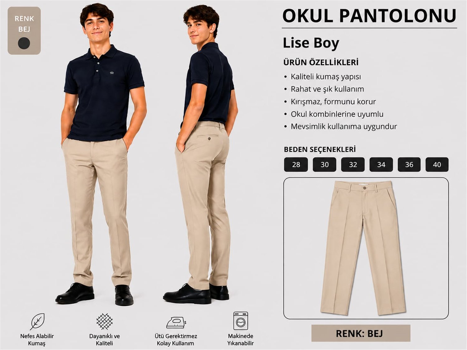 OKUL PANTOLONU