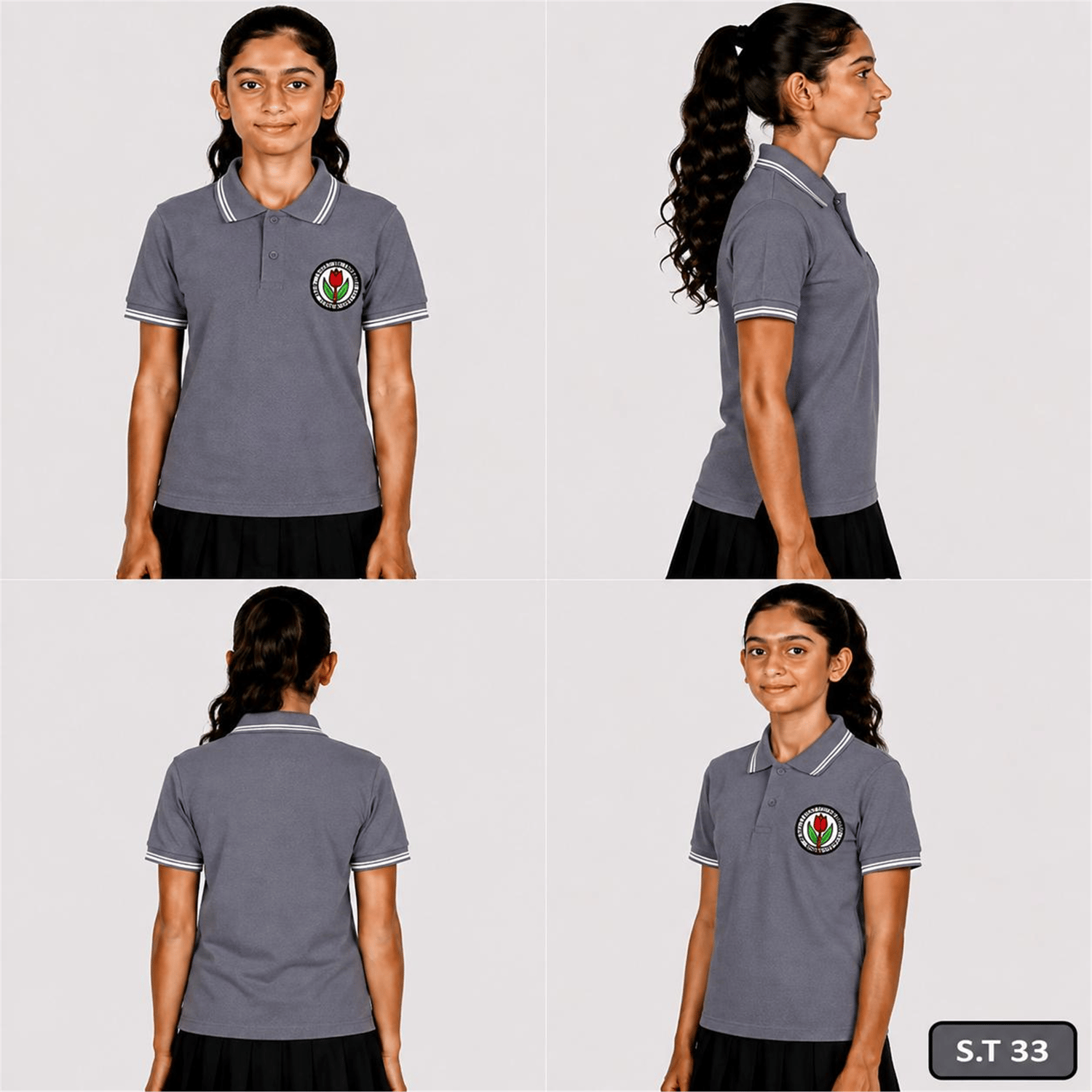 OKUL POLO YAKA KISA KOL