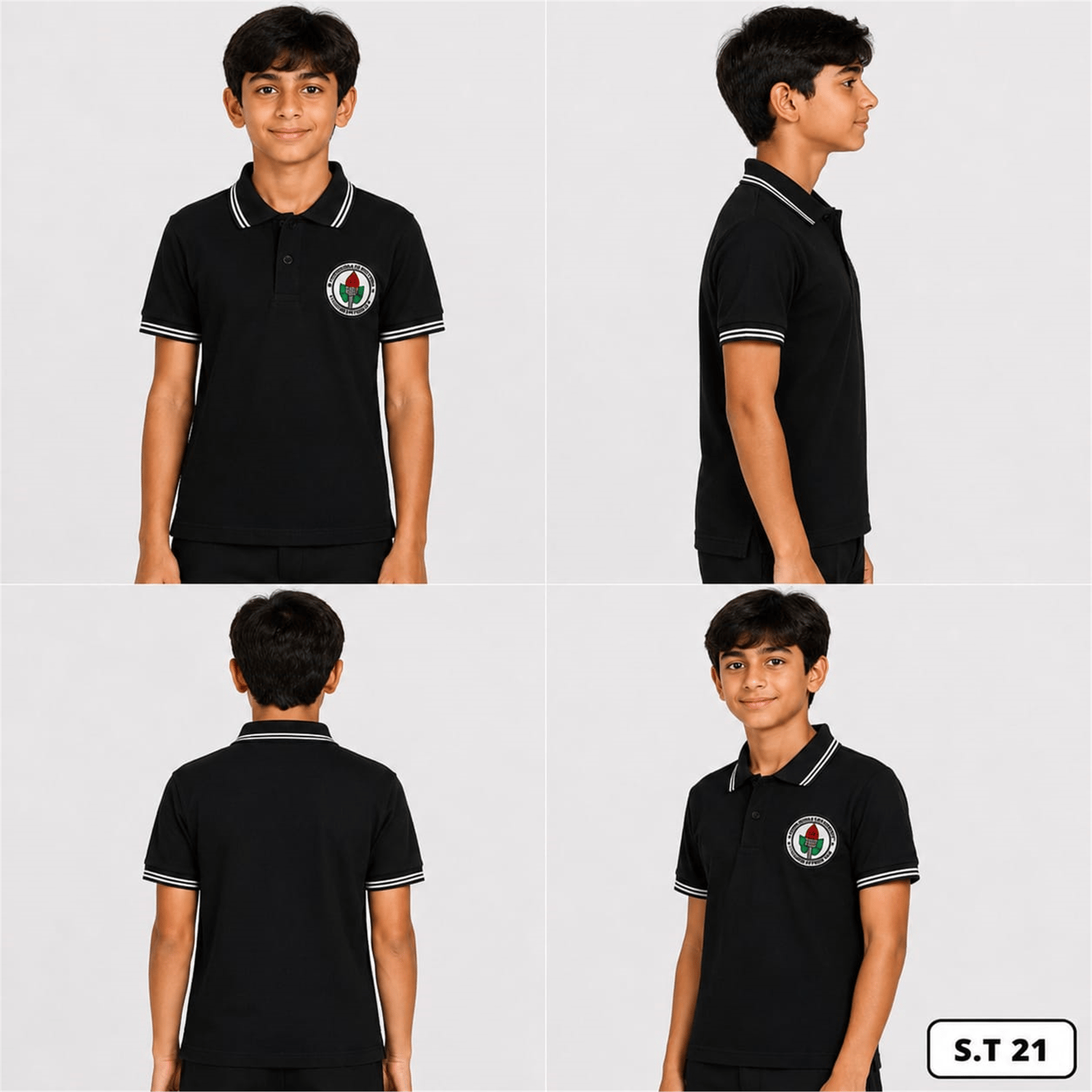 OKUL POLO YAKA KISA KOL