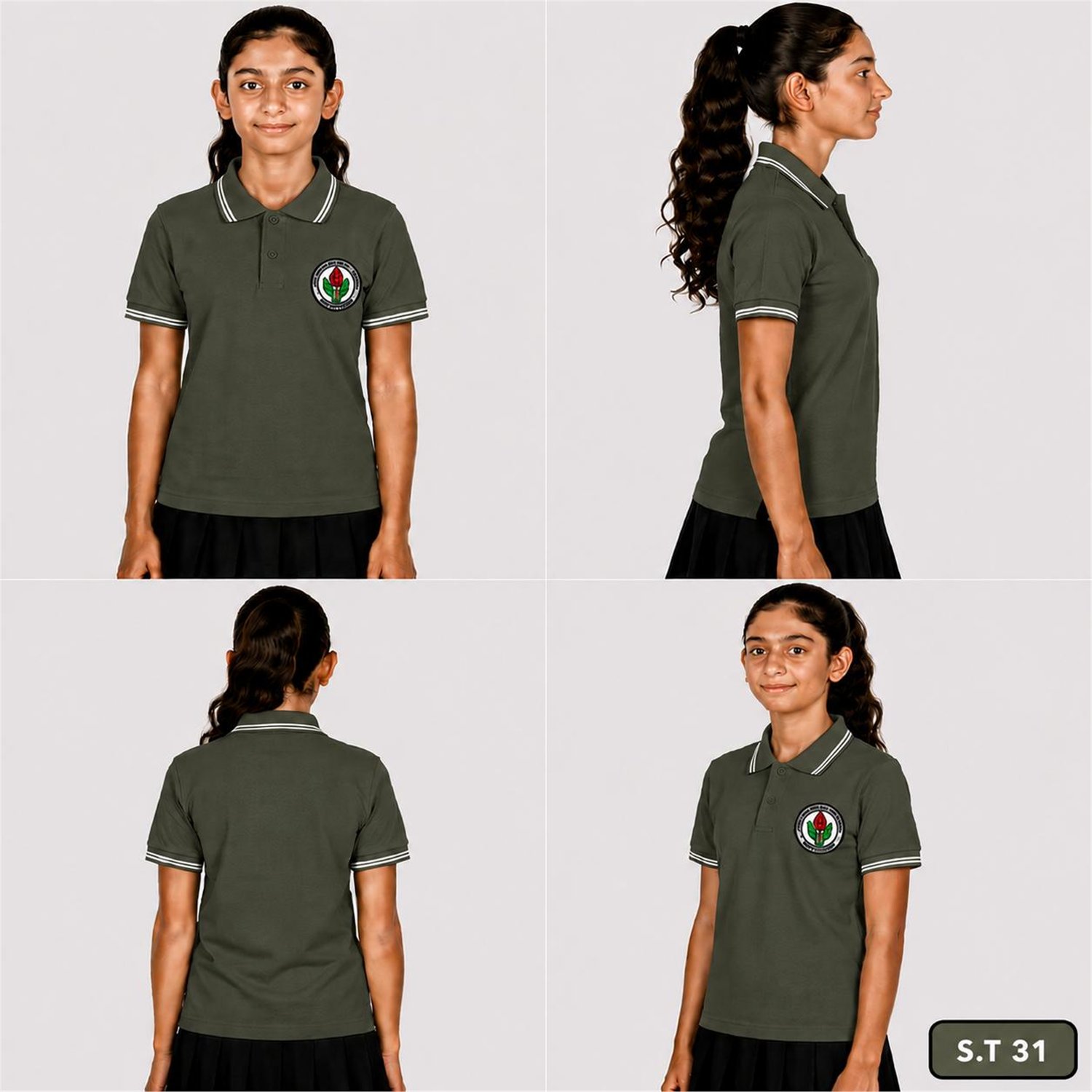 OKUL POLO YAKA KISA KOL
