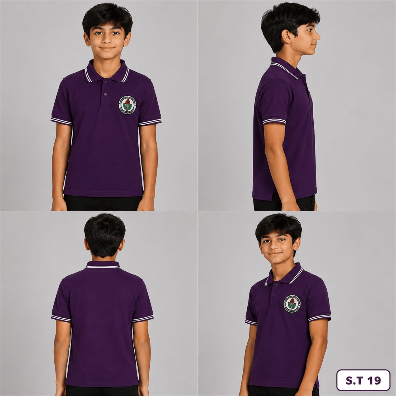 OKUL POLO YAKA KISA KOL