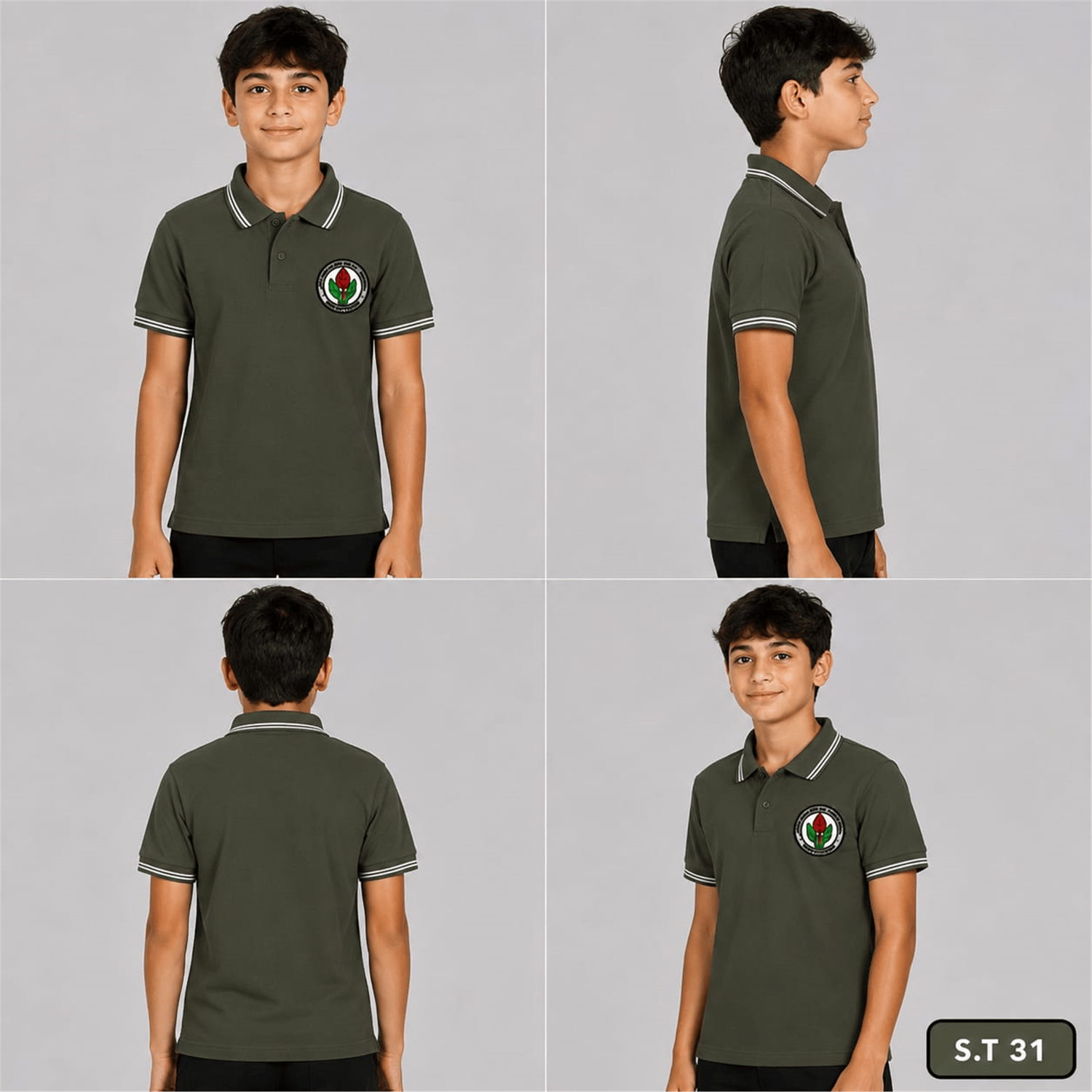 OKUL POLO YAKA KISA KOL