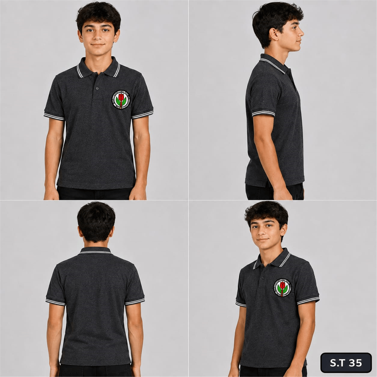 OKUL POLO YAKA KISA KOL