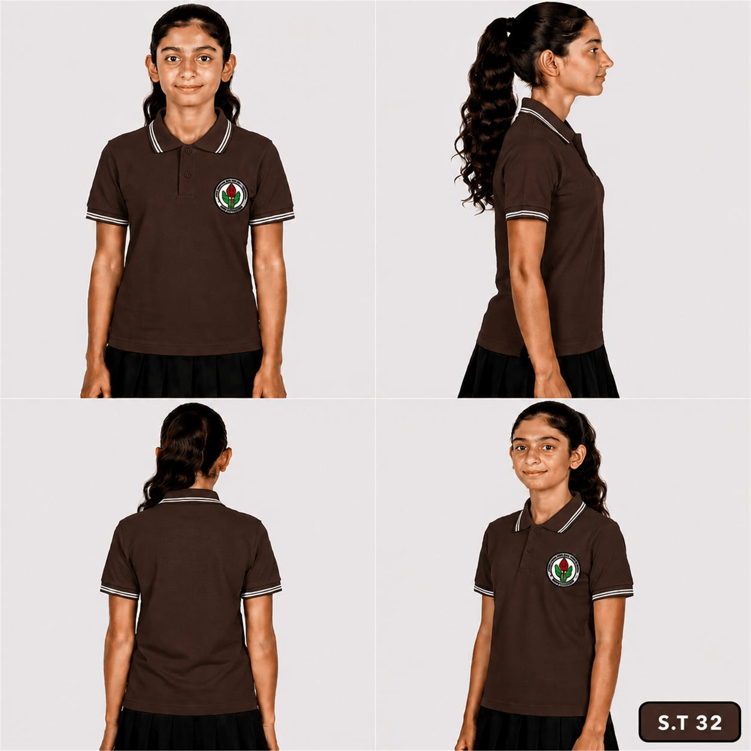 OKUL POLO YAKA KISA KOL