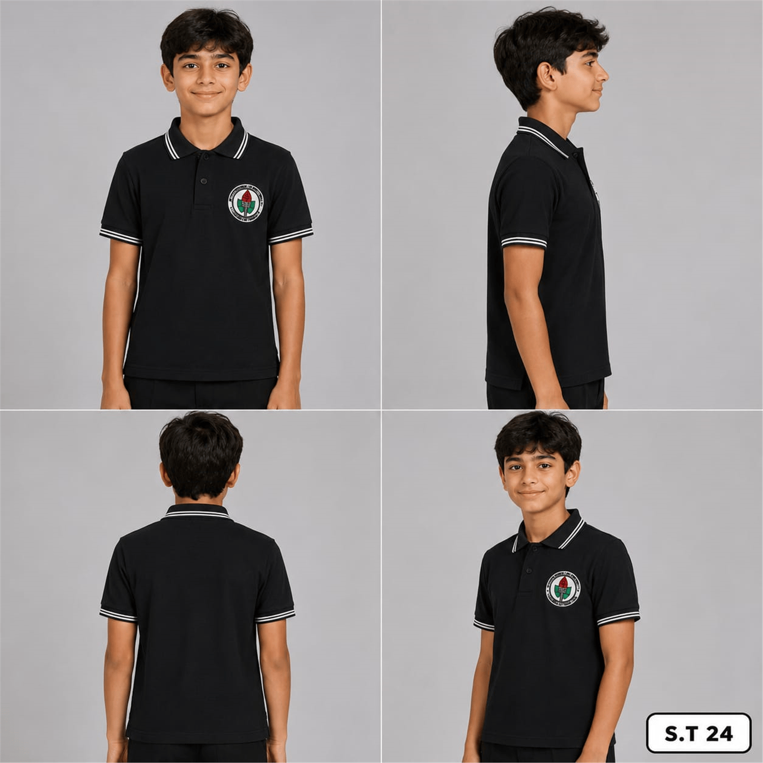 OKUL POLO YAKA KISA KOL