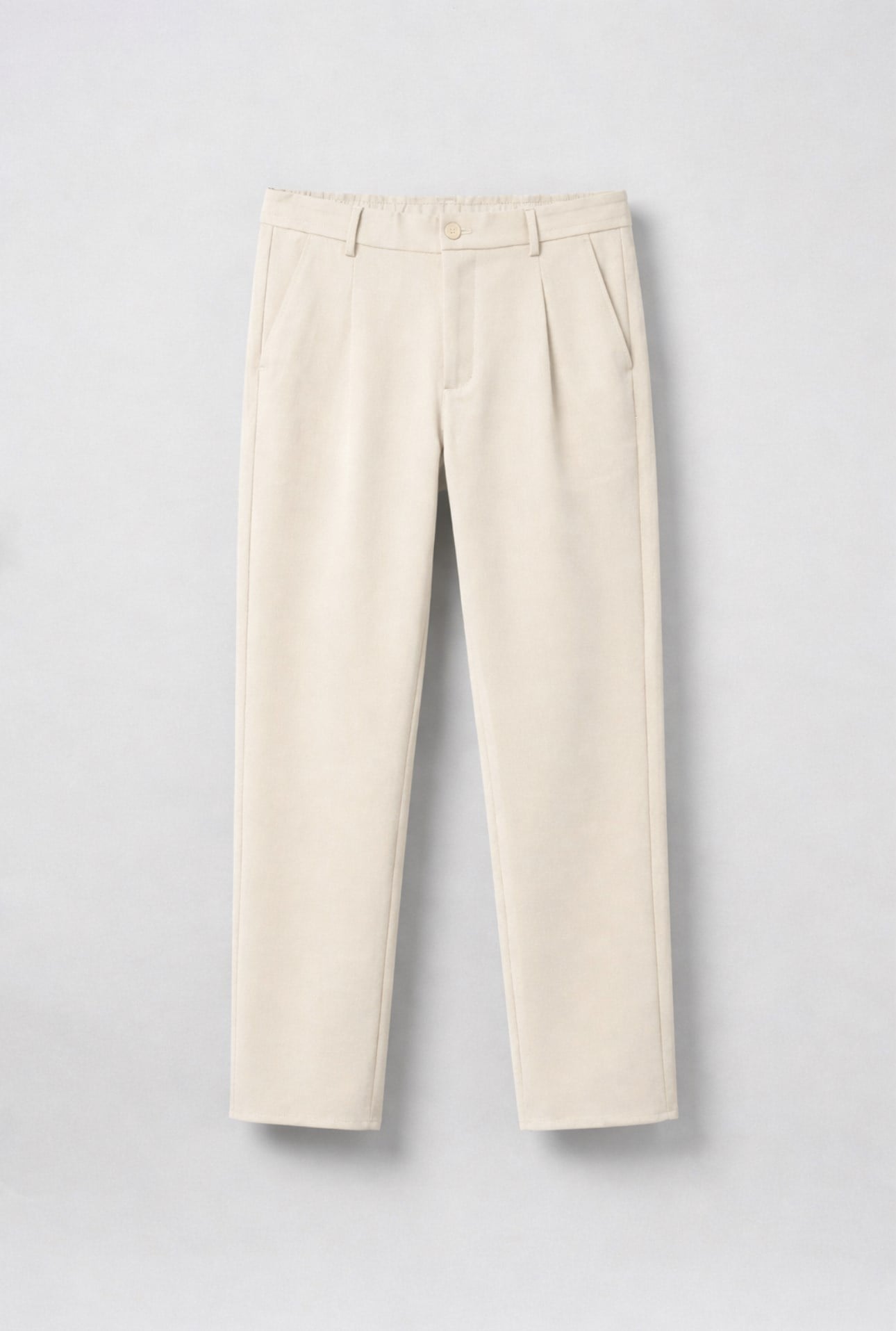 Baggy Klasik Pantolon Krem