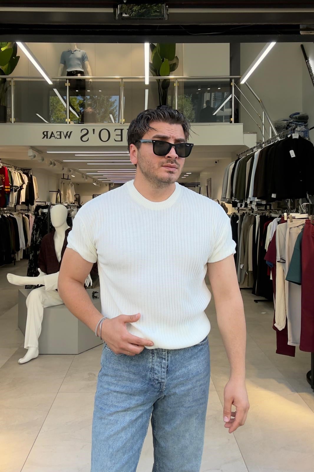 Loose Fit Tshirt Beyaz