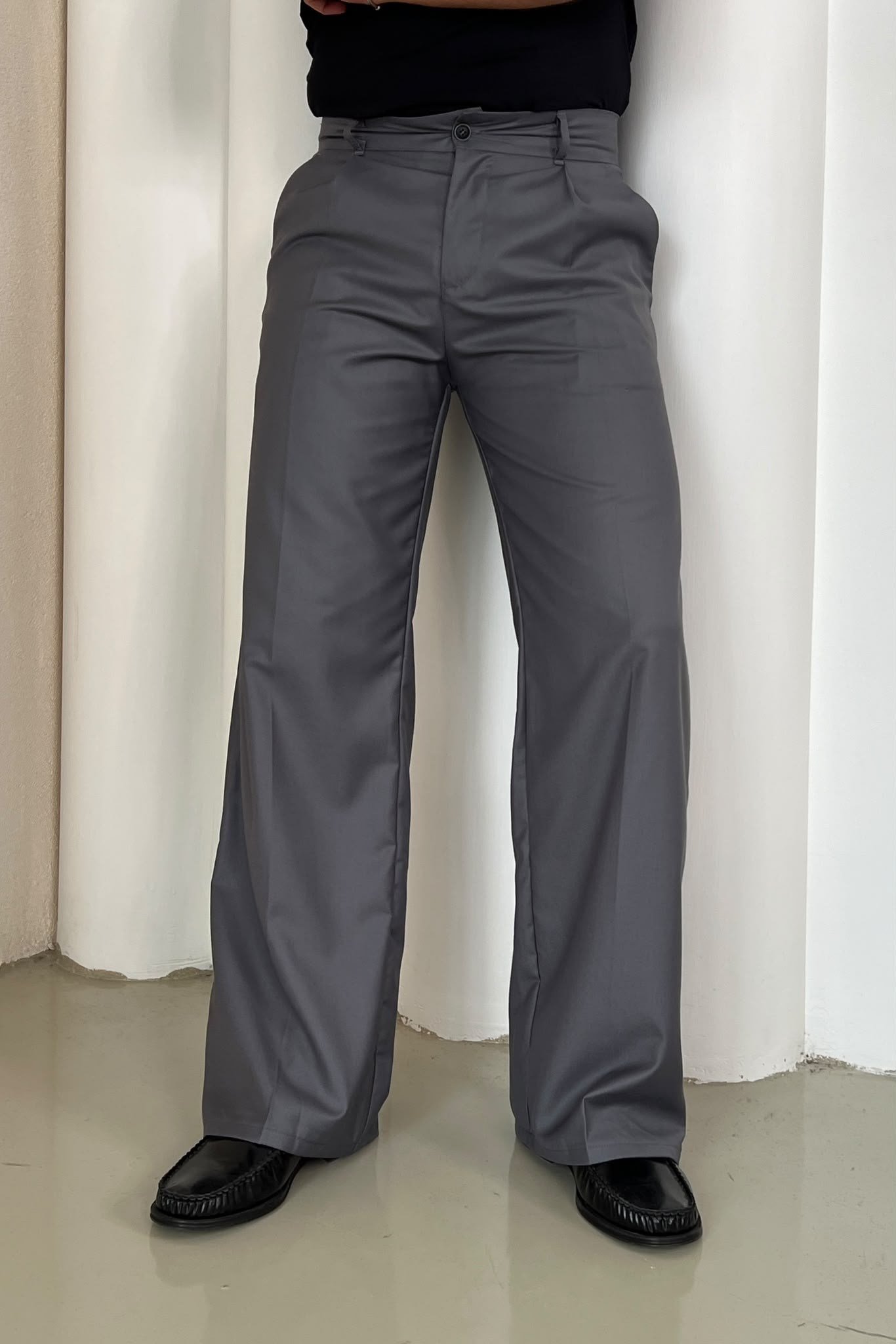 Loosefit Baggy Pantolon Gri