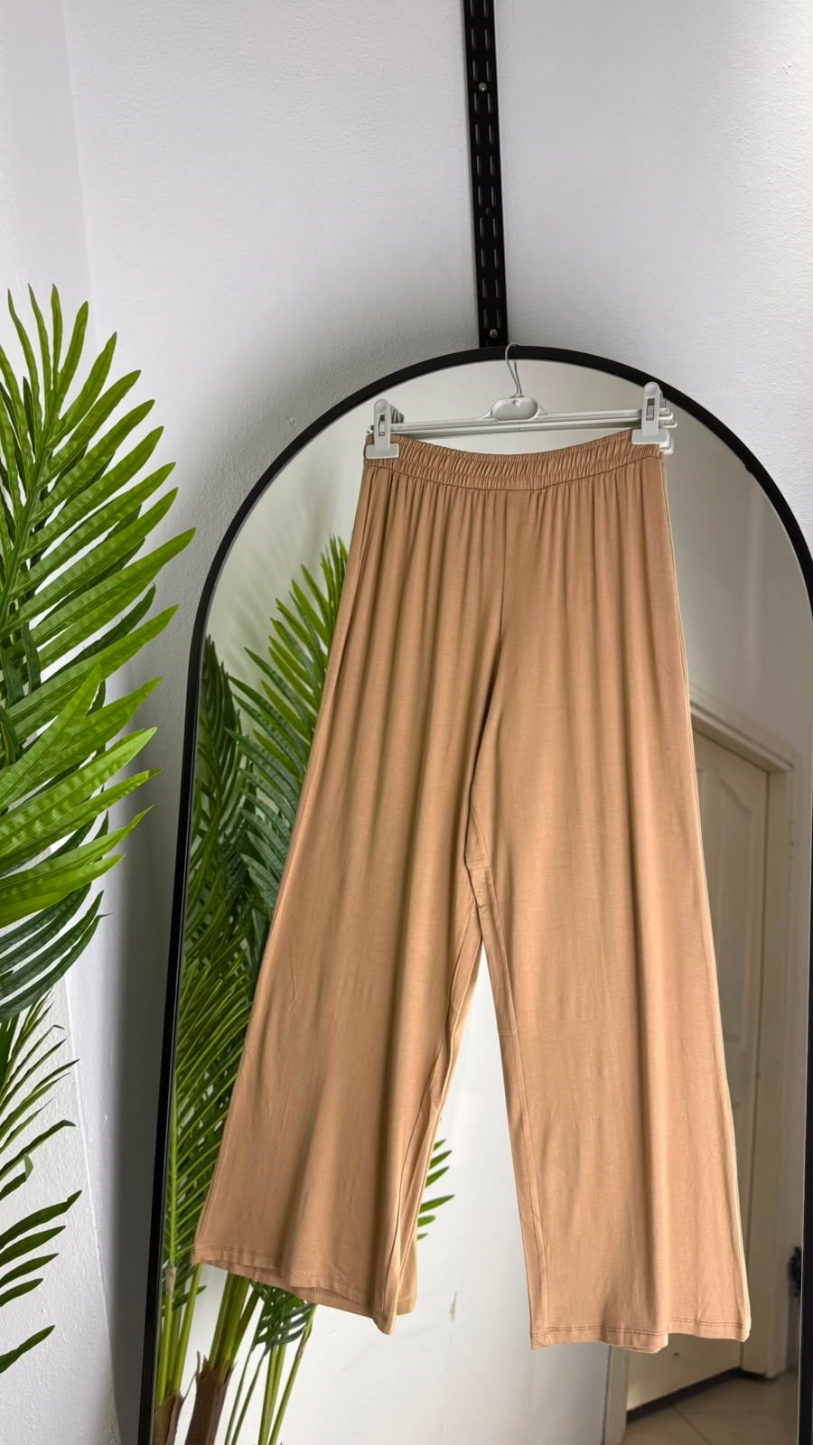 Likralı %100 pamuk Viskon Penye Pantalon