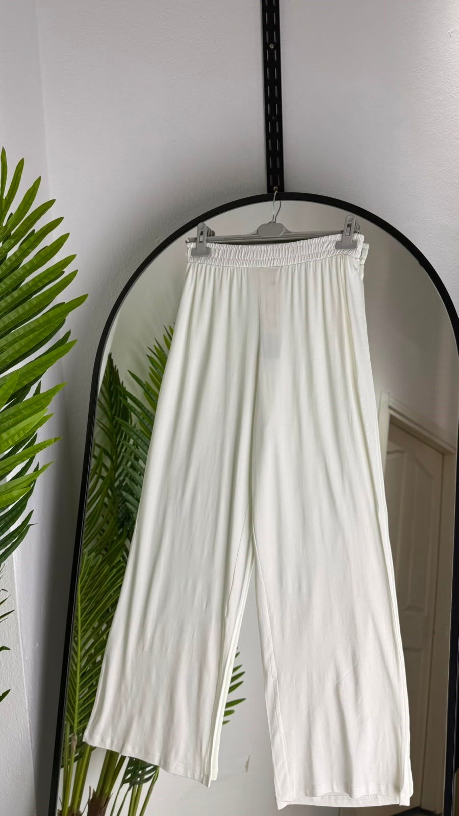 Likralı %100 pamuk Viskon Penye Pantalon
