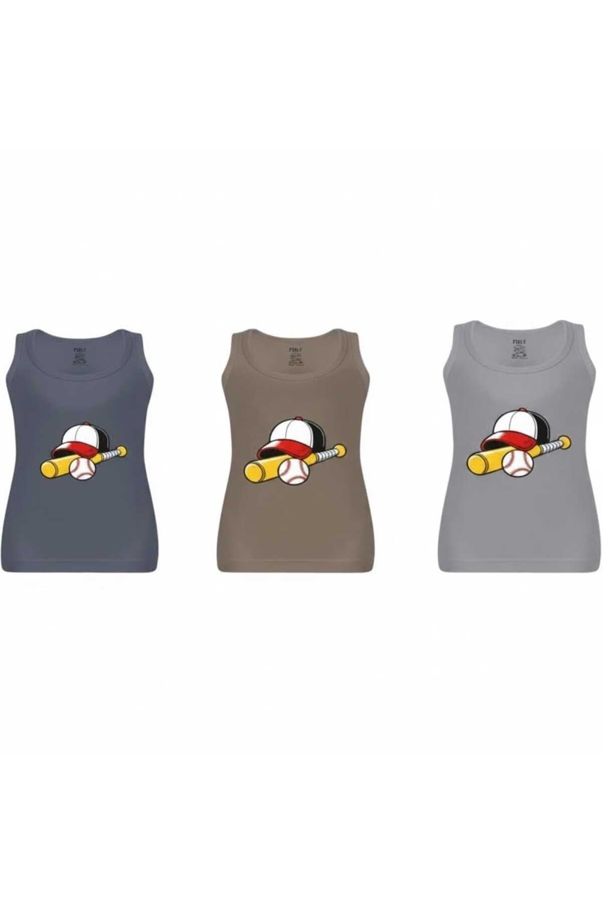 3 Çift Erkek Çocuk Atlet Boxer Takımı Yumuşak Nefes Alan Günlük İç Giyim