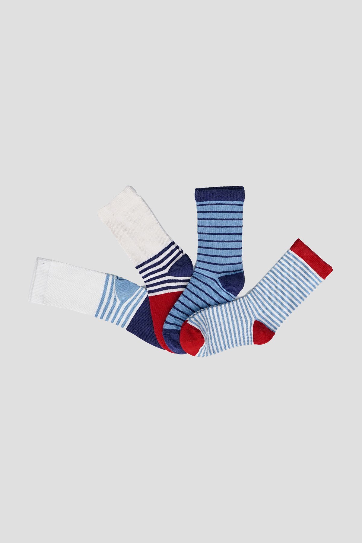 4 Çift Unisex Çocuk Soket Çorap