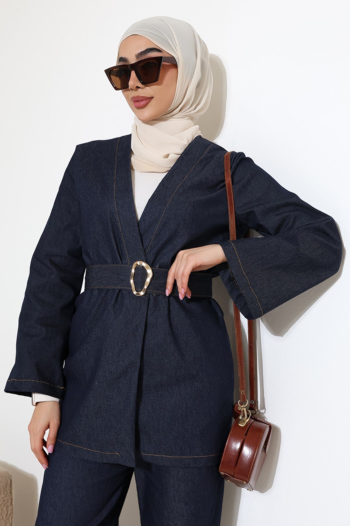 Kadın Denim Kot İkili Takım