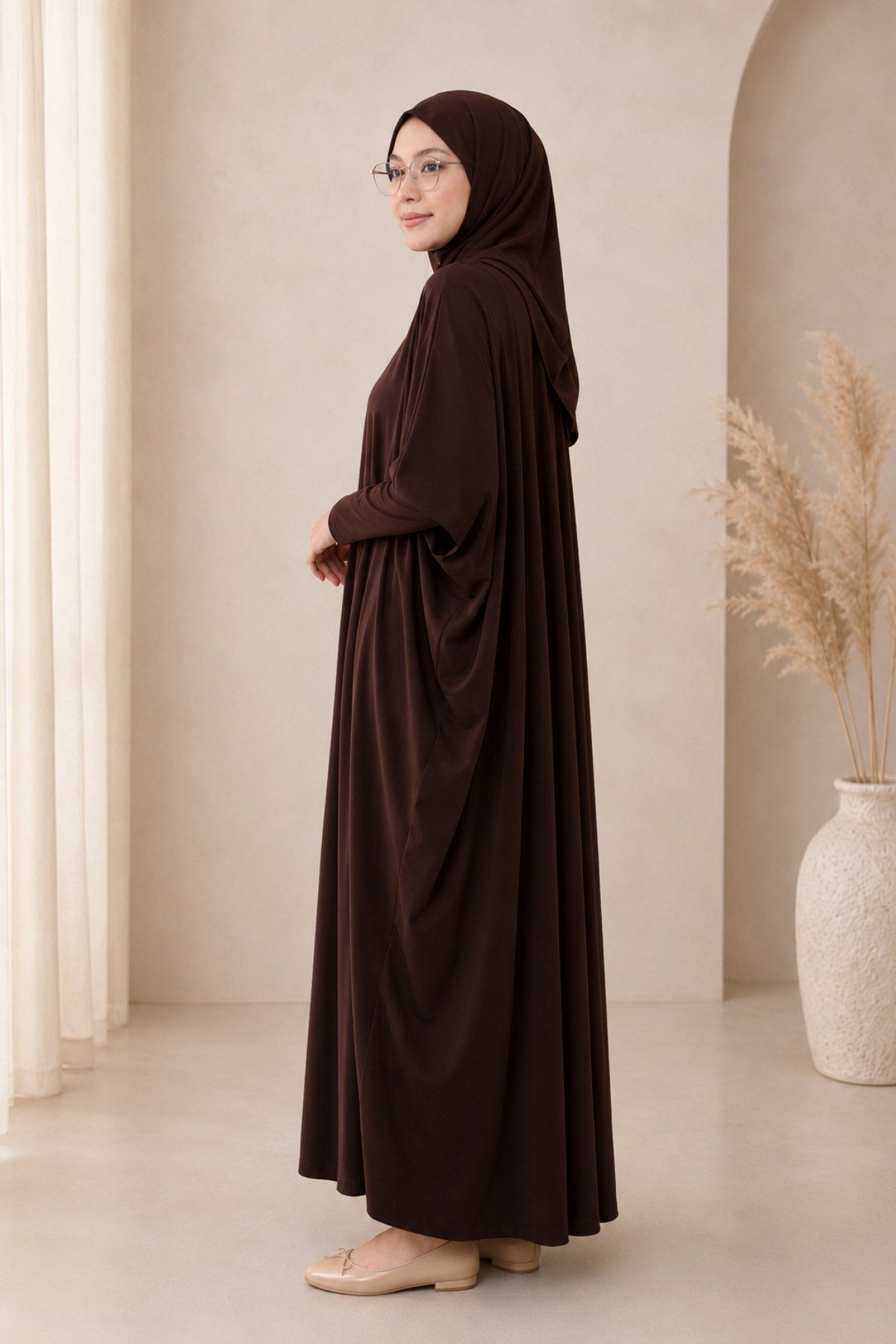 Premium Dökümlü Pratik Namaz Elbisesi