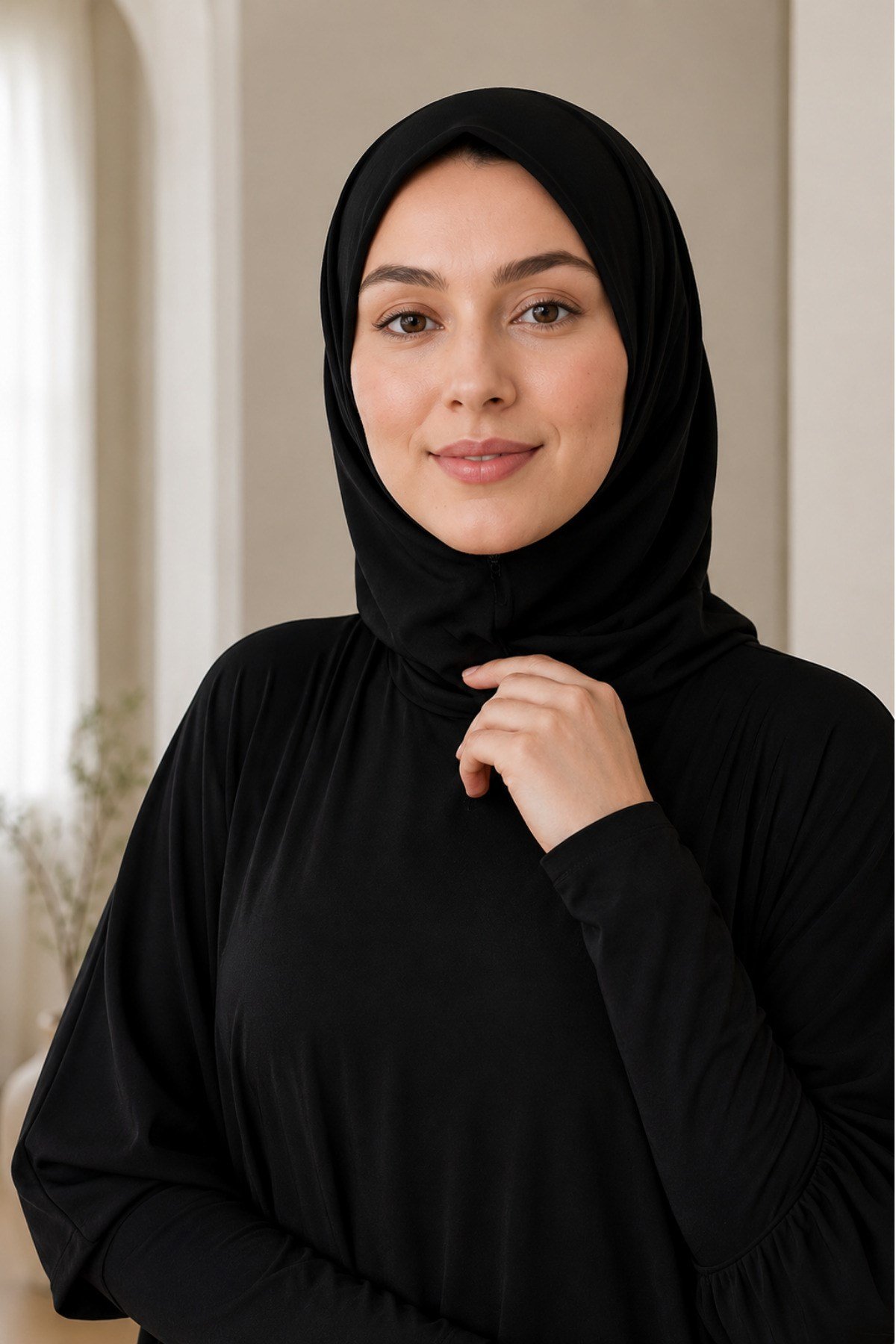 Premium Dökümlü Pratik Namaz Elbisesi