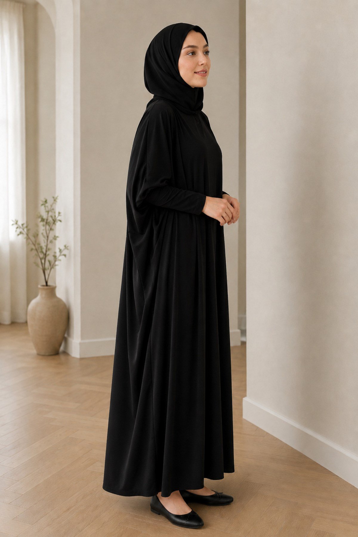 Premium Dökümlü Pratik Namaz Elbisesi