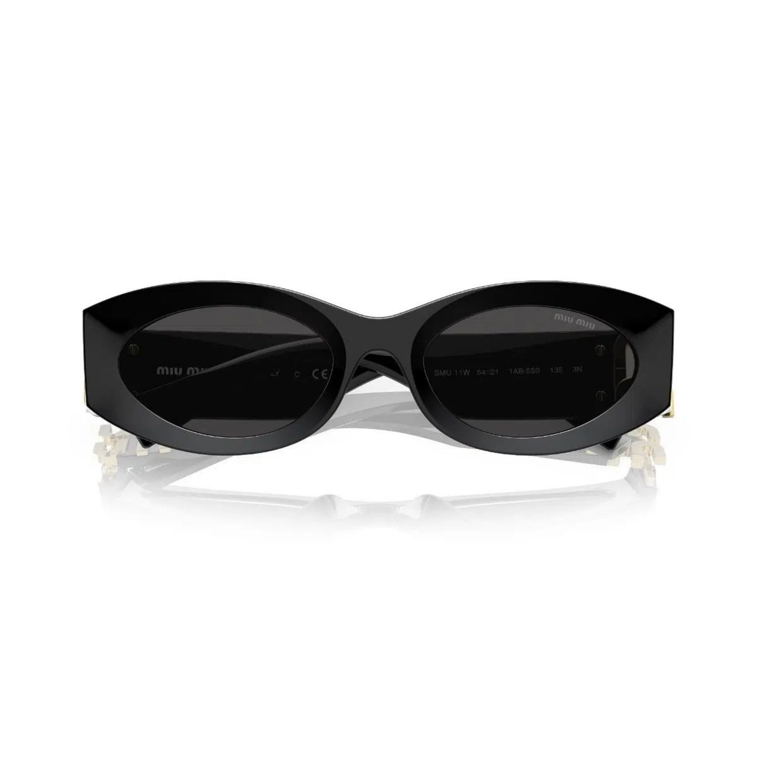 Miu Miu MU 11WS 1AB5S0 54 Oval Kadın Güneş Gözlüğü
