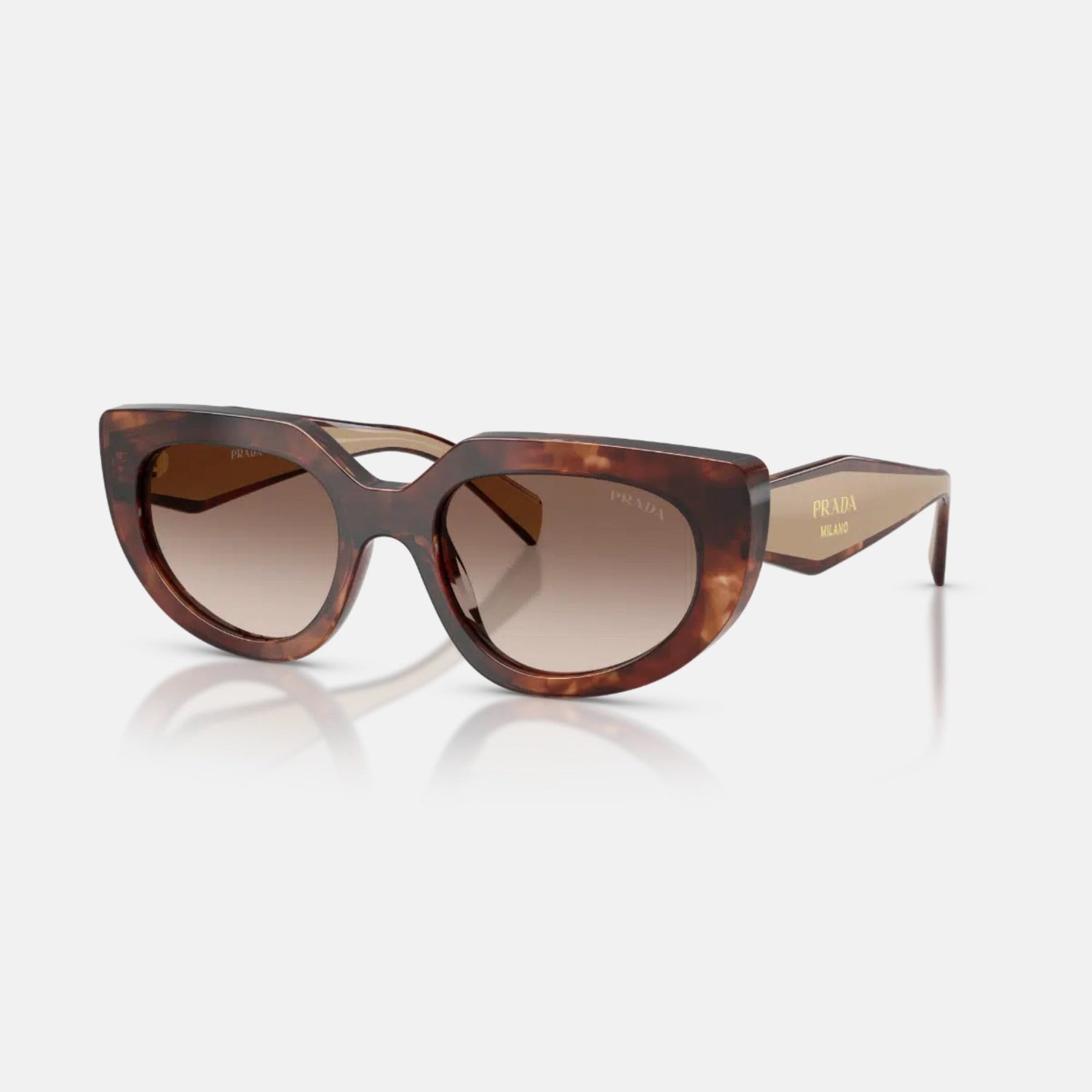 Prada PR D02S 00K10S 53 Oval Kadın Güneş Gözlüğü