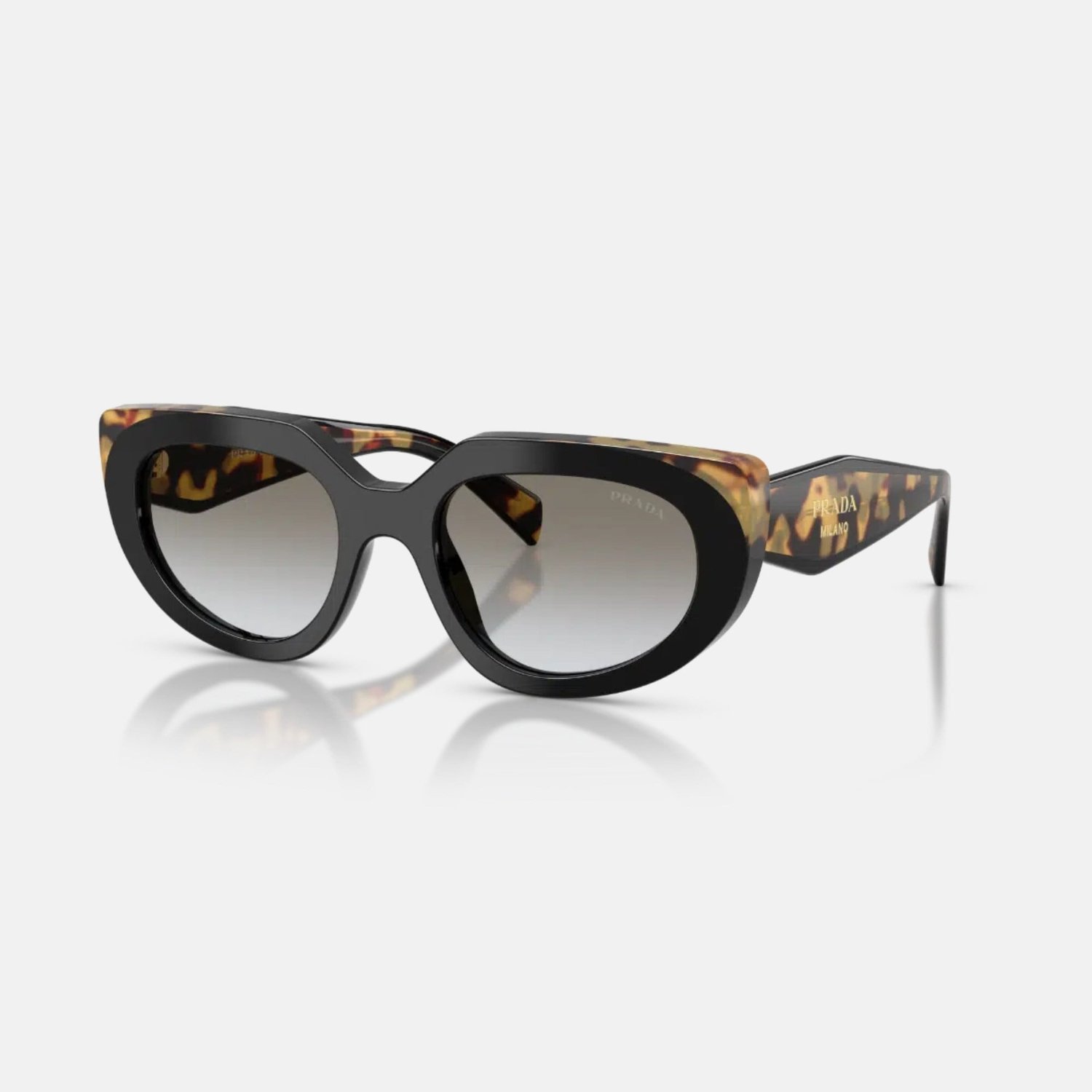 Prada PR D02S 0CD80L 53 Oval Kadın Güneş Gözlüğü