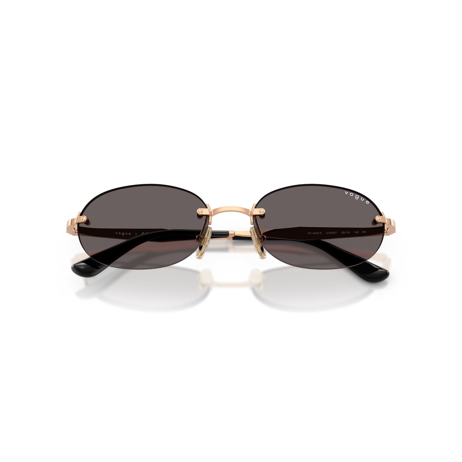 Vogue 4342S 515287 55 Kadın Güneş Gözlüğü Rose Gold Füme Cam