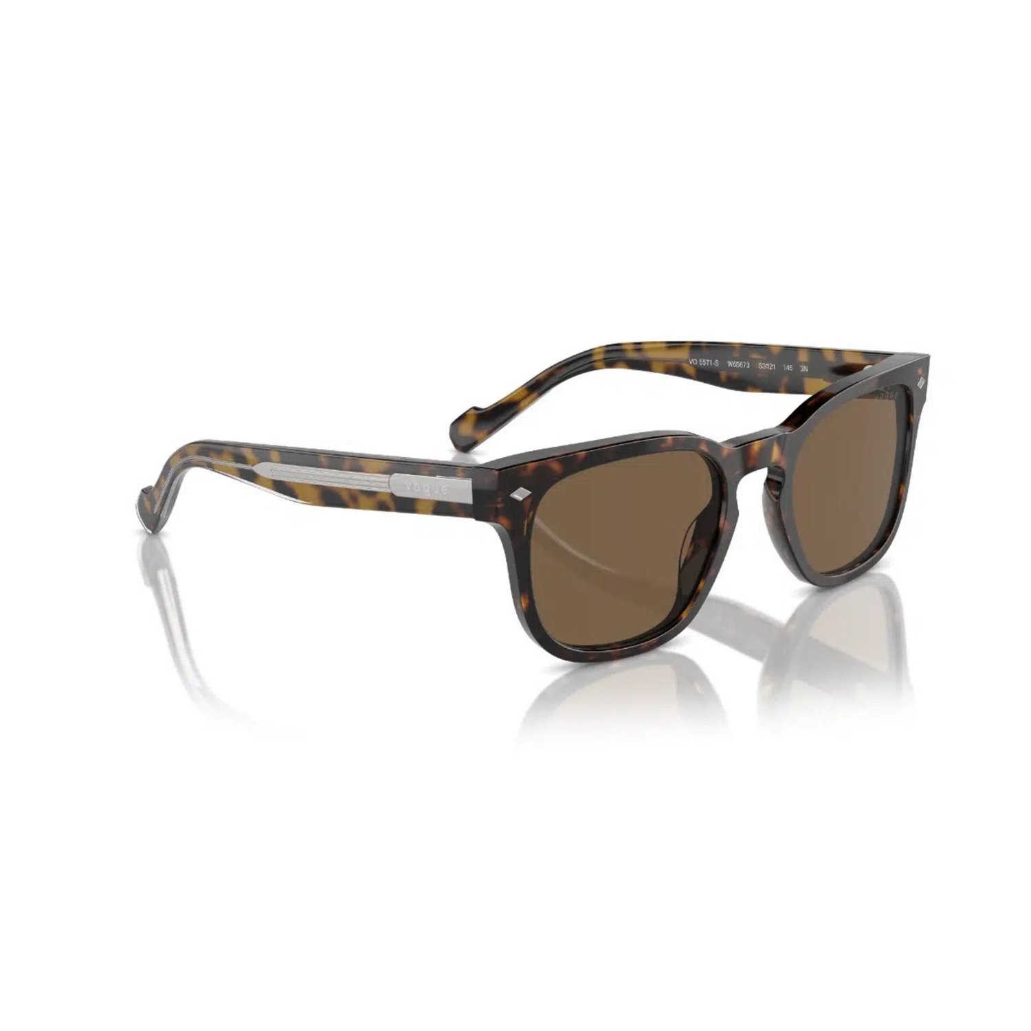 Vogue VO 5571S W65673 53 Koyu Havana Güneş Gözlüğü