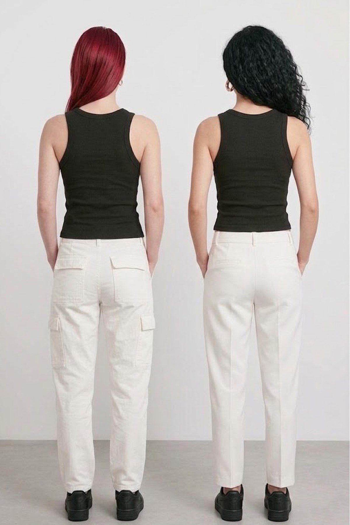 Lady Bom Kadın 2'li Set Premium Ribanalı Kaşkorse Siyah Basic Fitilli Pamuklu Esnek Bluz Atlet