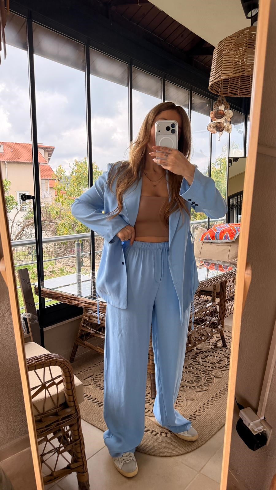 BLAZER KUŞAKLI TAKIM