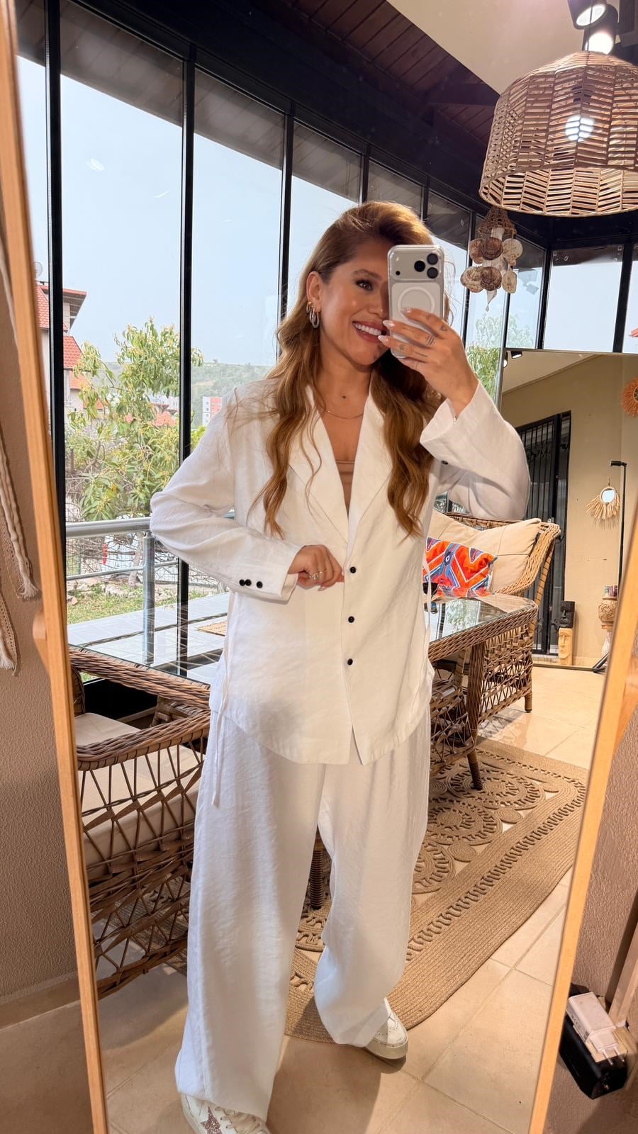 BLAZER KUŞAKLI TAKIM