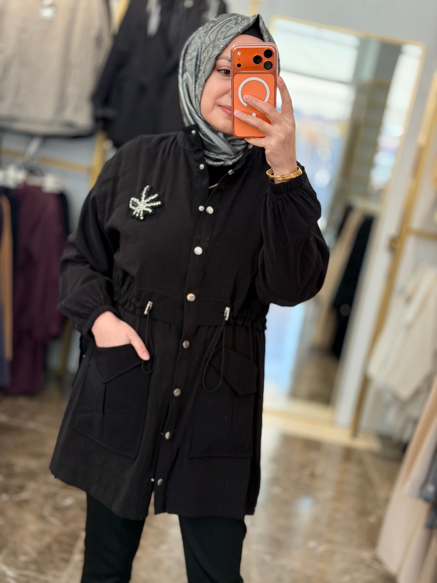 1327 Giy Çık Kap | Siyah