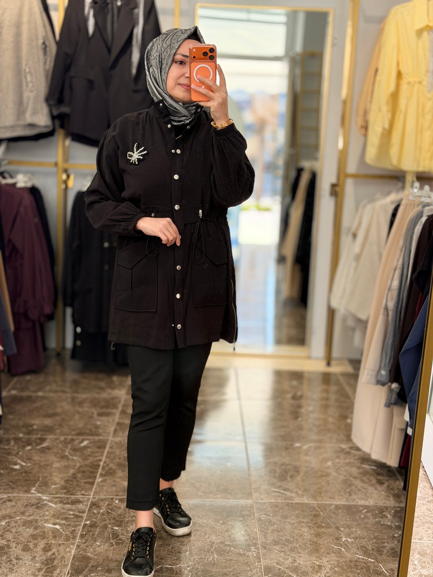 1327 Giy Çık Kap | Siyah