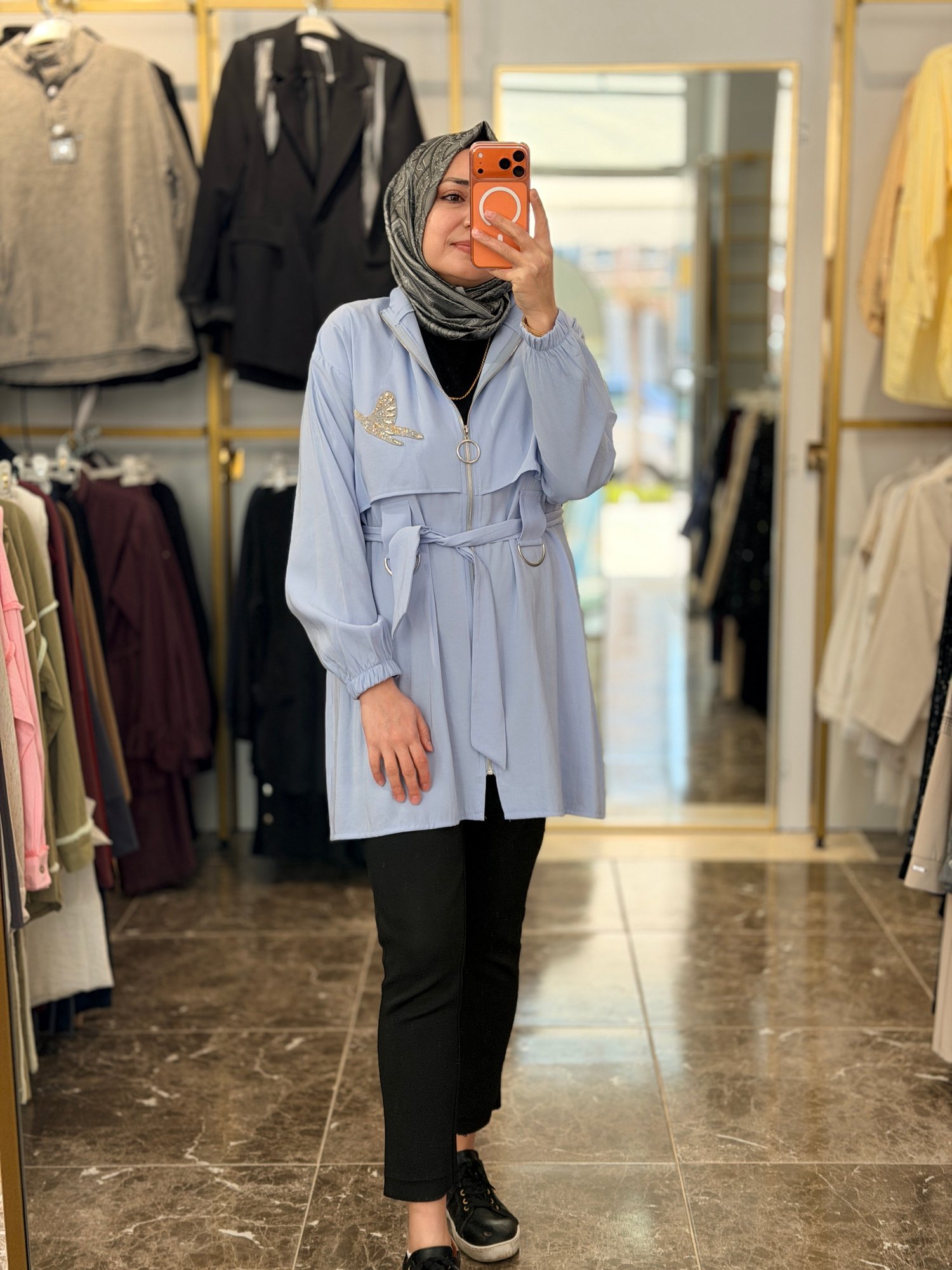 1362 Önden Fermuarlı Giy Çık Kap