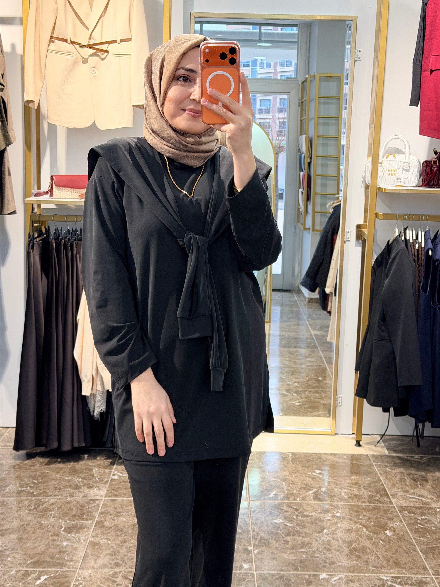14460 Önden Bağlamalı Takım | Siyah