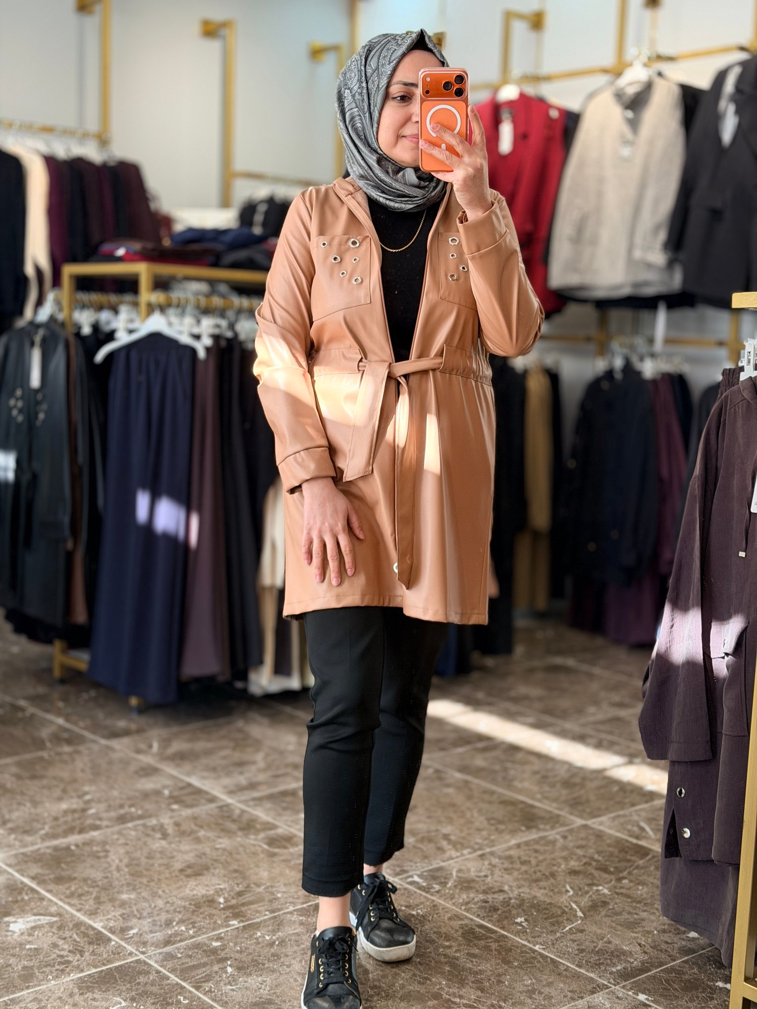 3000 Deri Kap | Açık Kahve