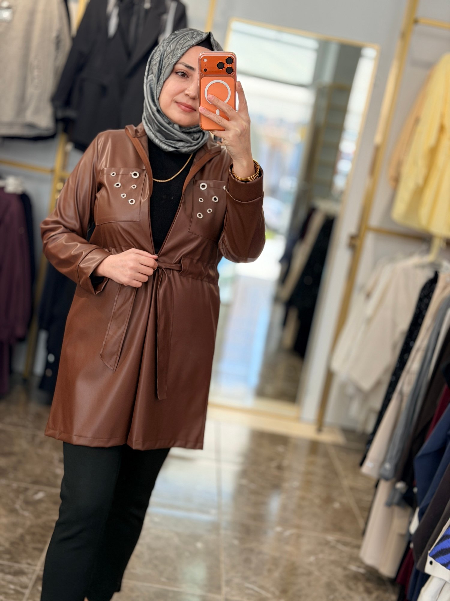 3000 Deri Kap | Kahve