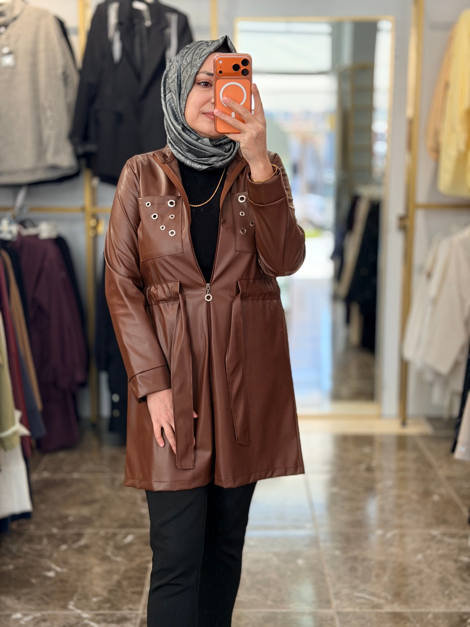 3000 Deri Kap | Kahve