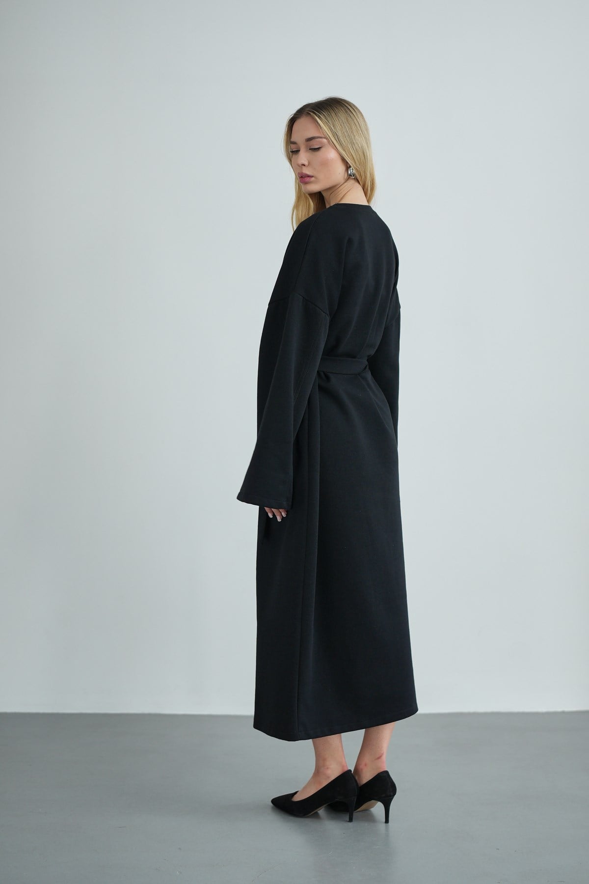 Kadın Oversize Basic Penye Elbise