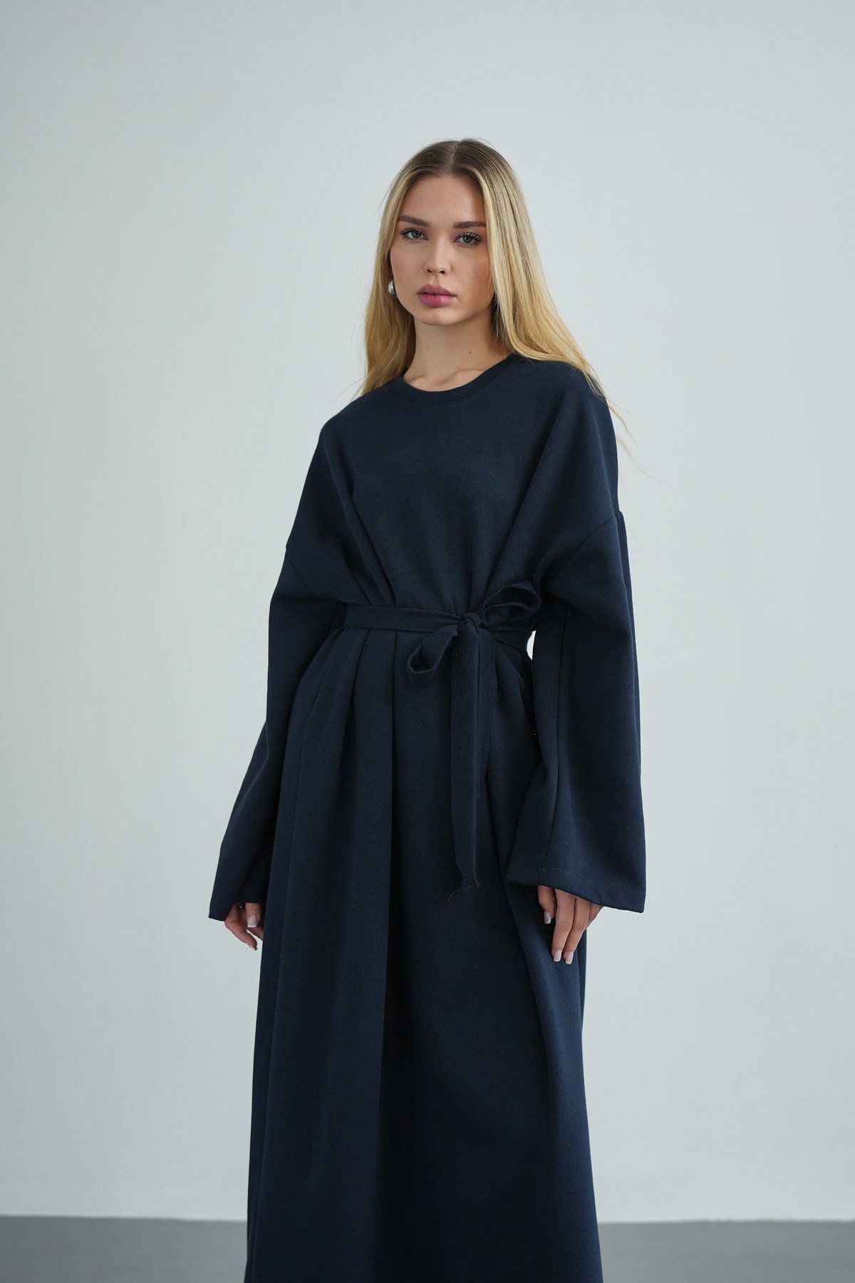 Kadın Oversize Basic Penye Elbise