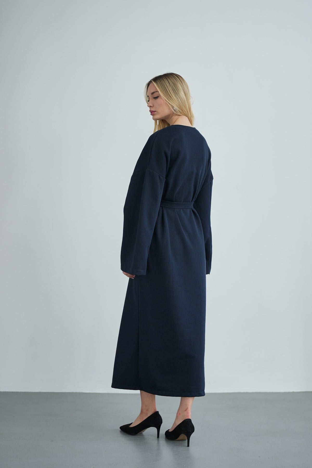 Kadın Oversize Basic Penye Elbise