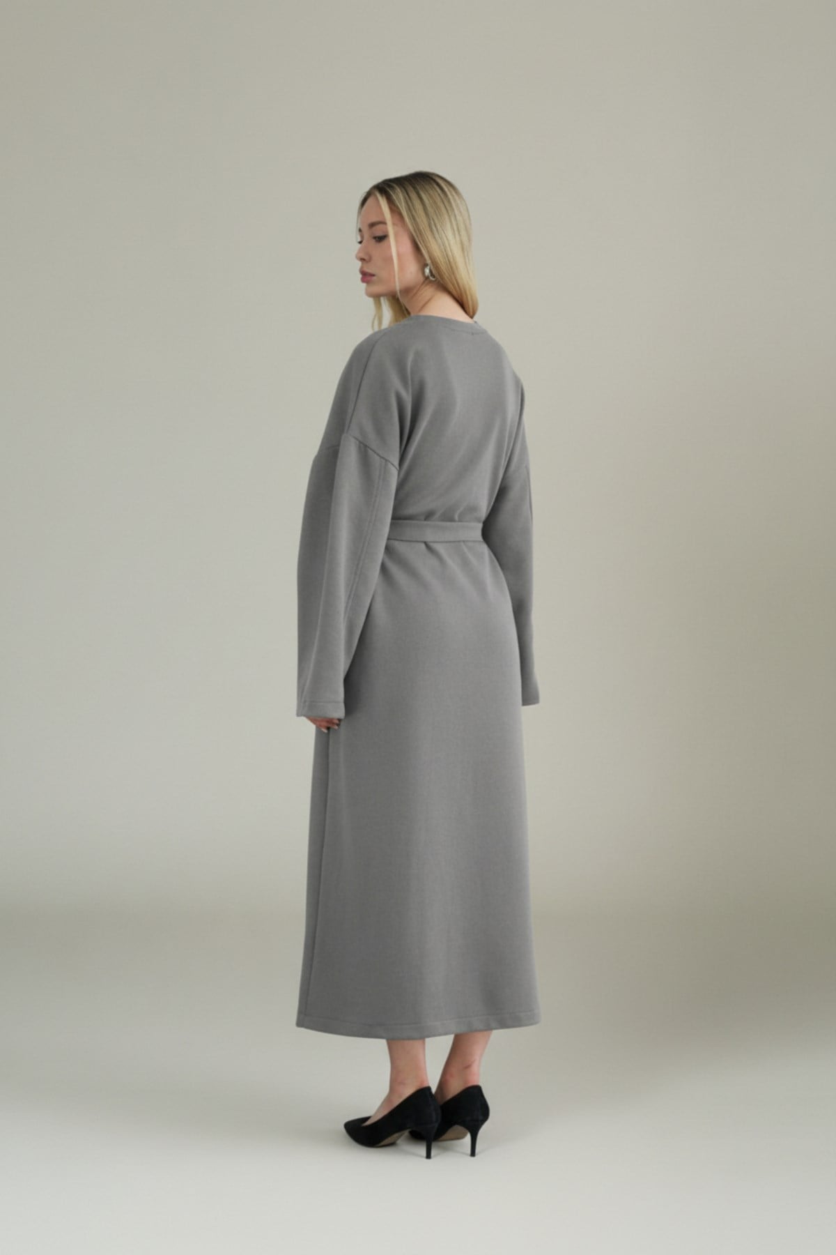 Kadın Oversize Basic Penye Elbise
