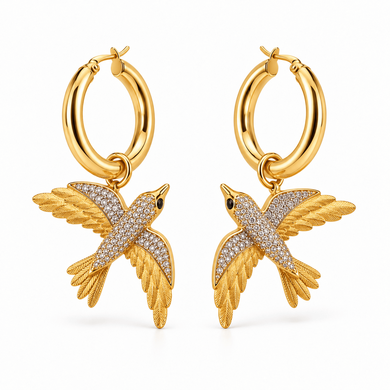 Birds of Eternity Hoops
