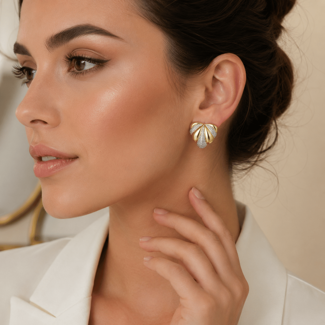 Golden Aura Küpe