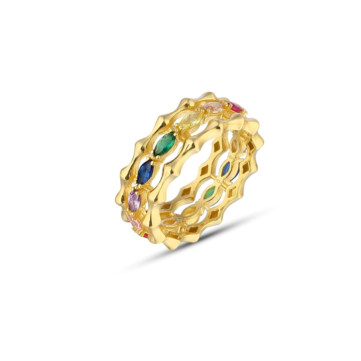 Multicolor Gemma Ring