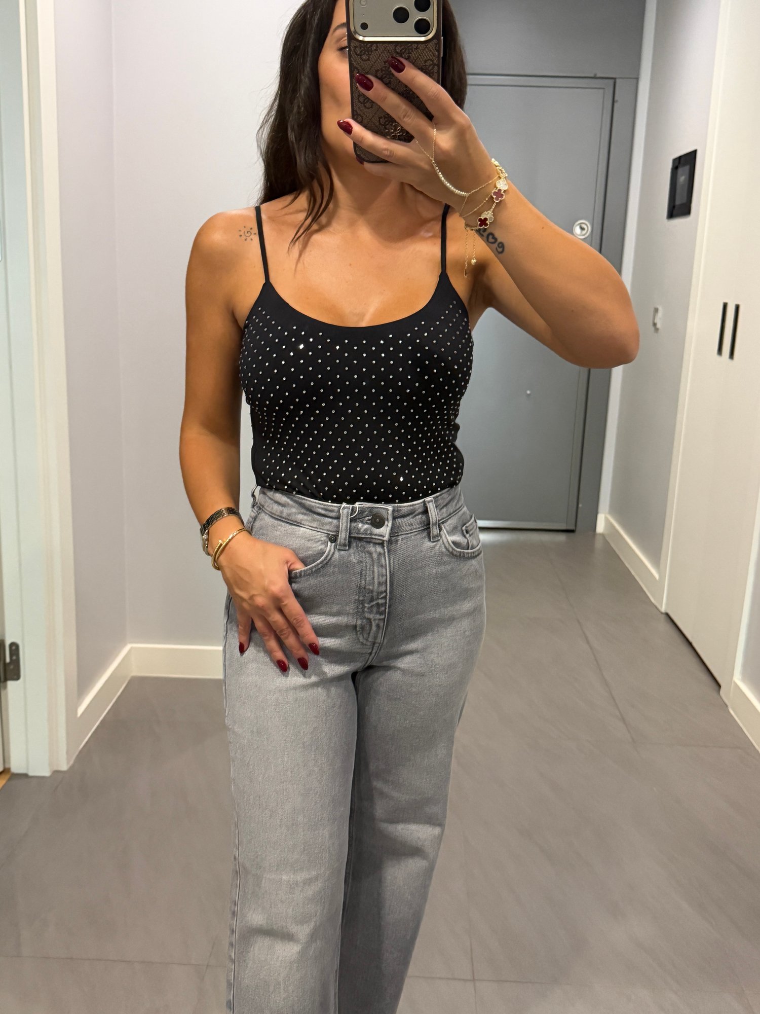 Taşlı Bodysuit