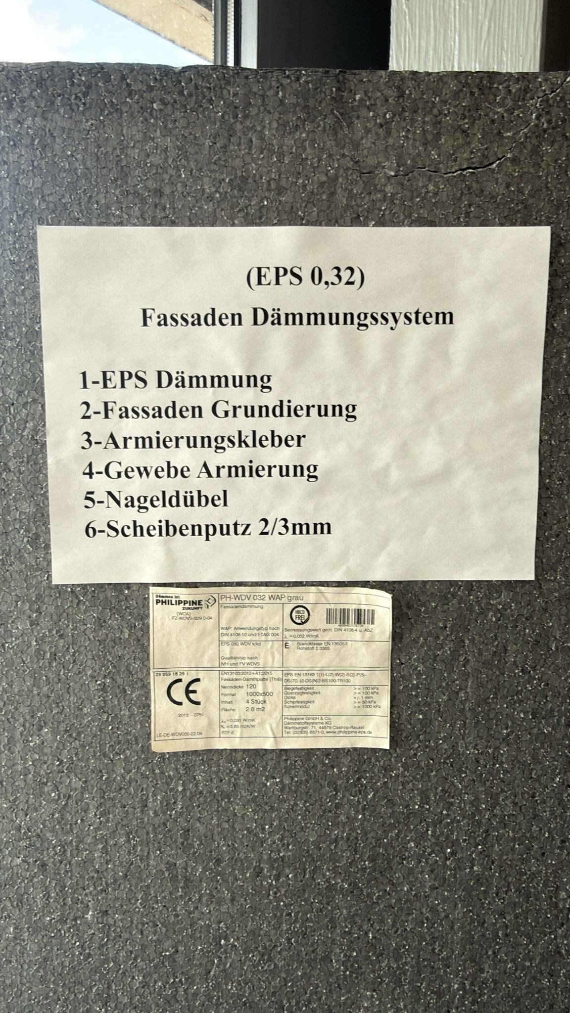 Fasaden Dämmungssystem