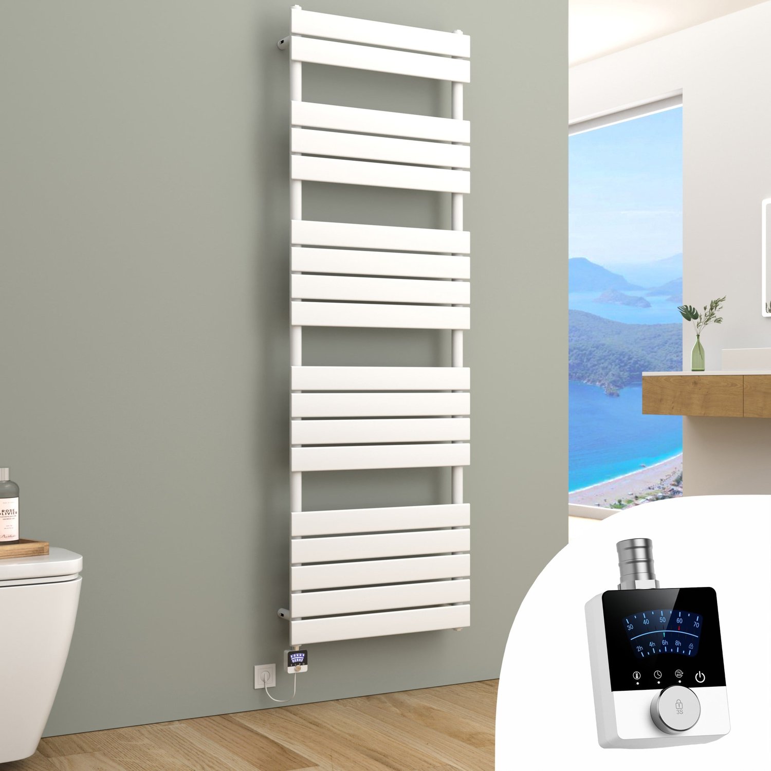Pullman Design Badheizkörper mit Thermostat
