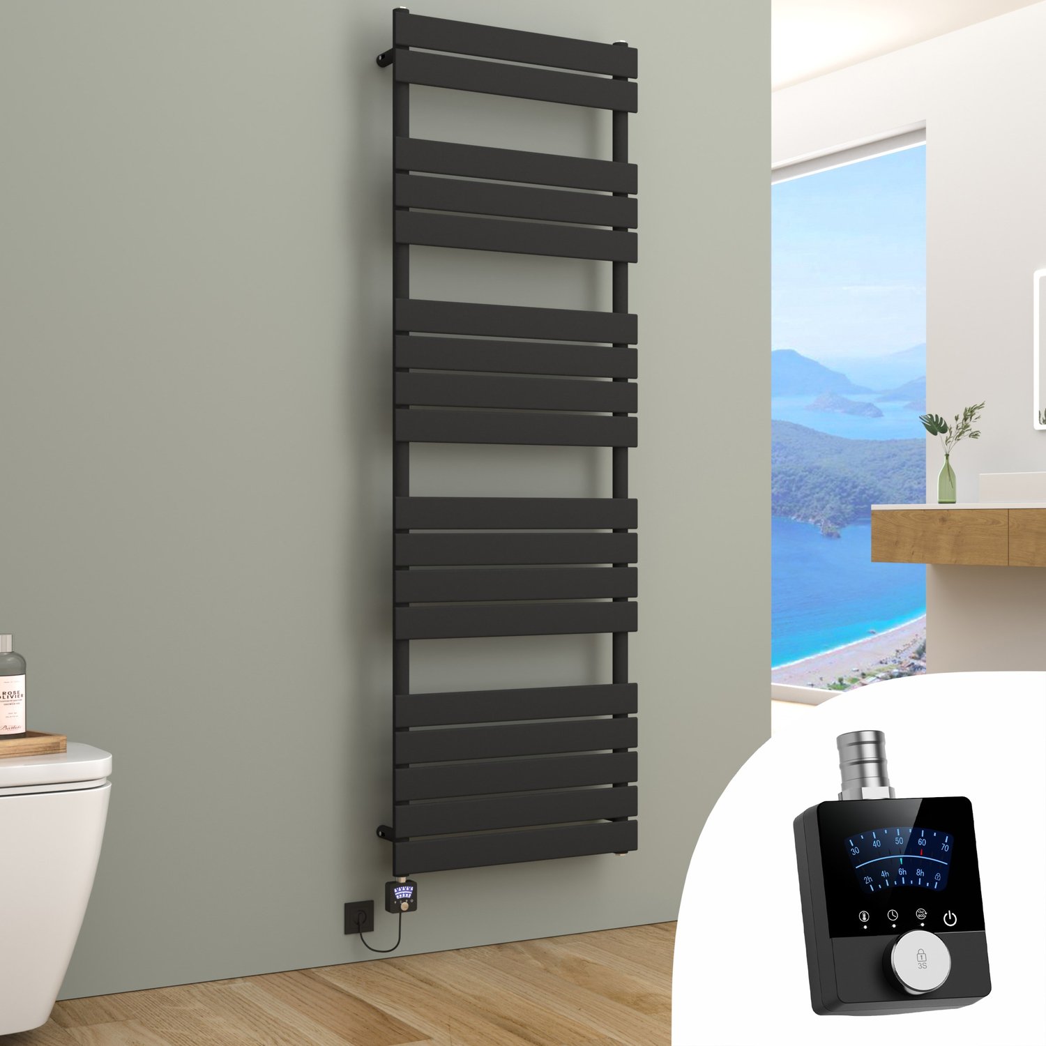 Pullman Design Badheizkörper mit Thermostat